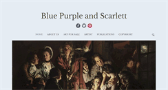 Desktop Screenshot of bluepurpleandscarlett.com
